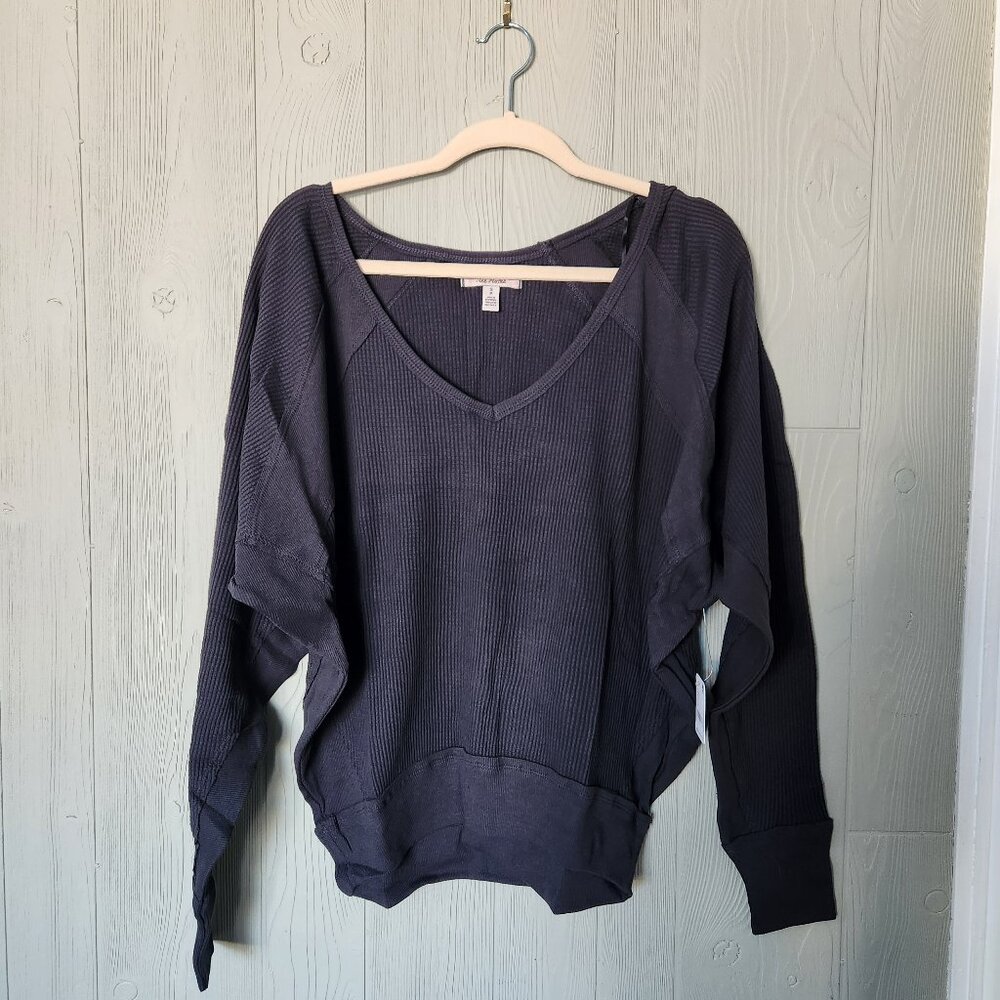 Free People Santa Clara Thermal Black, Small, NWT